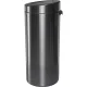 Brabantia Touch Bin New 30 L Waste Bin, Matt Steel