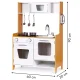Ecotoys Wooden Play Kitchen for Kids with Light and Sound, 90 cm