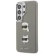 Karl Lagerfeld Saffiano Double Heads Metal Case for Samsung Galaxy S26 Ultra, Silver