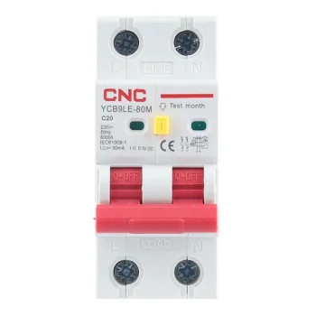 Residual Current Breaker with Overcurrent RCBO 2P 20A Class C 30mA 6kA