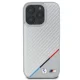BMW iPhone 16 Pro Case M Carbon Tricolor Line MagSafe, Gray
