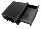 1 DIN Car Cup Holder and Storage Box, Black