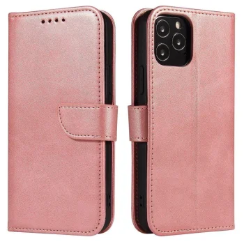 Wallet Flip Case for Poco M4 Pro 5G with Stand Function, Pink