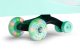 Ecotoys YM-SW-1 Gravity Ride-On Toy with LED Wheels Green