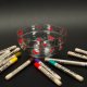 Acrylic Marker Set for Fabric, Stones and Glass, 12 pcs