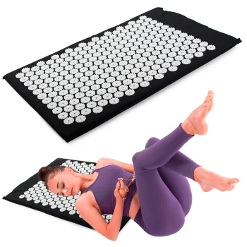 Shanti Acupressure Mat (65 x 40 cm, Black)