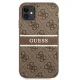 Guess 4G Stripe Case for iPhone 11 / XR - Brown