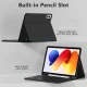 Tech-Protect SC Pen Keyboard Case for Xiaomi Poco Pad M1 / Redmi Pad 2 Pro 12.1, Black