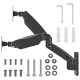 Maclean MC-988 Dual Monitor Wall Mount, 17-32\", 2x 9kg, Black