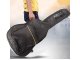 Classical Acoustic Guitar Case with Pockets and Adjustable Straps, Black