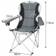 Trizand Folding Fishing Chair, Black/Grey