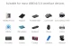 Orico 4-Port USB 3.0 Hub W5P-U3-030, Black
