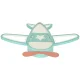 LUMELA dimmable LED ceiling lamp for kids room with remote, airplane design