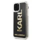 Karl Lagerfeld Glitter Karl Logo dėklas telefonui iPhone 11 Pro 5.8\", Black