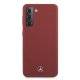 Mercedes Case for Samsung Galaxy S21+ Silicone Line, Red
