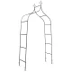 Plonos Garden Arch Pergola, 265 cm, Dark Green