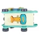 Montessori Elephant – Interactive Sorter and Pounding Toy with Hammer, 26 cm