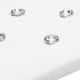Momo Diamond Velour Manicure Hand Rest Ecru