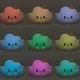 Silicone Kids Night Light Cloud, LED RGB, White