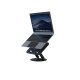Devia EL238 Laptop Stand 360 Rotating Adjustable, Foldable Aluminum Riser for Desk, Black