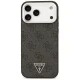 Guess 4G Triangle Logo MagSafe Case for iPhone 17 Pro Max / 18 Pro Max - Black & Silver