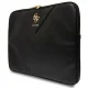 Guess ZIP Leather Triangle 14\" Laptop Sleeve Case, Black