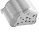 Kitchen Sink Organizer for Sponges and Rags, Gray