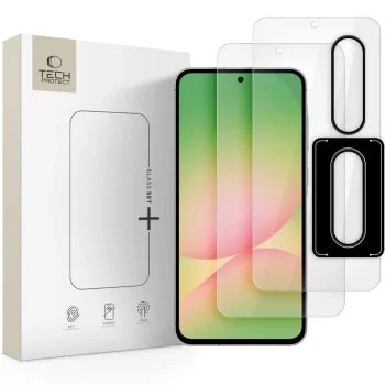 Tech-Protect Glass Set+ Tempered Glass for Samsung Galaxy A36 / A56 5G, Transparent