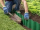 DIVODV Lawn Edging 9m x 20cm, Corrugated, Green