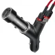 Baseus Y Type Car Charger with 2x USB and Extended Cigarette Lighter Port 3.4A, Black
