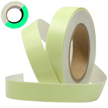 Fluorescent tape, glows in the dark, 3 m