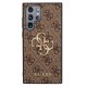 Guess Samsung Galaxy S22 Ultra Case 4G Big Metal Logo, Brown