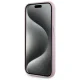 Karl Lagerfeld iPhone 15 Pro Case FW Metal Plate MagSafe, Pink