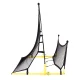 Movepro Double-Sided Football Rebounder, 220x120 cm