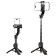 Acefast E43 Selfie Stick with Automatic Tripod and Bluetooth Remote, 63 cm, Black