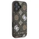 Guess Peony On 4G Background MagSafe Case for iPhone 16, Brown