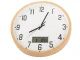 Wall clock large silent 30cm round pointer date temperature seconds
