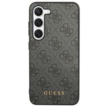 Samsung Galaxy S24+ Plus (SM-S926) Guess 4G Metal Gold Logo Case Cover, Black