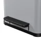 Hailo Öko duo Plus M Pedal Recycling Bin 2 x 9 L, Light Grey Matte