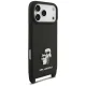 Karl Lagerfeld dėklas su dirželiu iPhone 18 Pro Max / 17 Pro Max, juodas