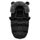 Sleeping bag for stroller, sled Elmi Ricokids - black in triangles