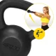 4FIZJO Cast Iron Kettlebell 12 kg, Black