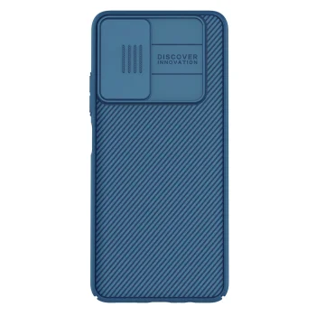 Xiaomi Poco M4 Pro 5G Nillkin CamShield Pro Case Cover with Camera Protection Shield, Blue