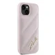 Karl Lagerfeld iPhone 15 / 14 / 13 Case Diagonal Quilted Script, Pink