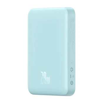 Power Bank Baseus Magnetic Mini 10000mAh, 20W, MagSafe, Blue