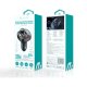 FM modulators Devia Smart ar Bluetooth MP3 auto lādētāju PD 30W USB-C 2x USB, melns