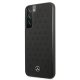 Mercedes Leather Stars Pattern Case for Samsung Galaxy S22+ - Black
