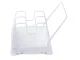 Dish and Lid Drainer Rack, White