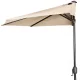 Half Patio Umbrella for Balcony and Terrace 2.7m MultiGarden, Beige