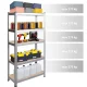Humberg 4849 Metal Storage Shelving Unit 180x100x50 cm